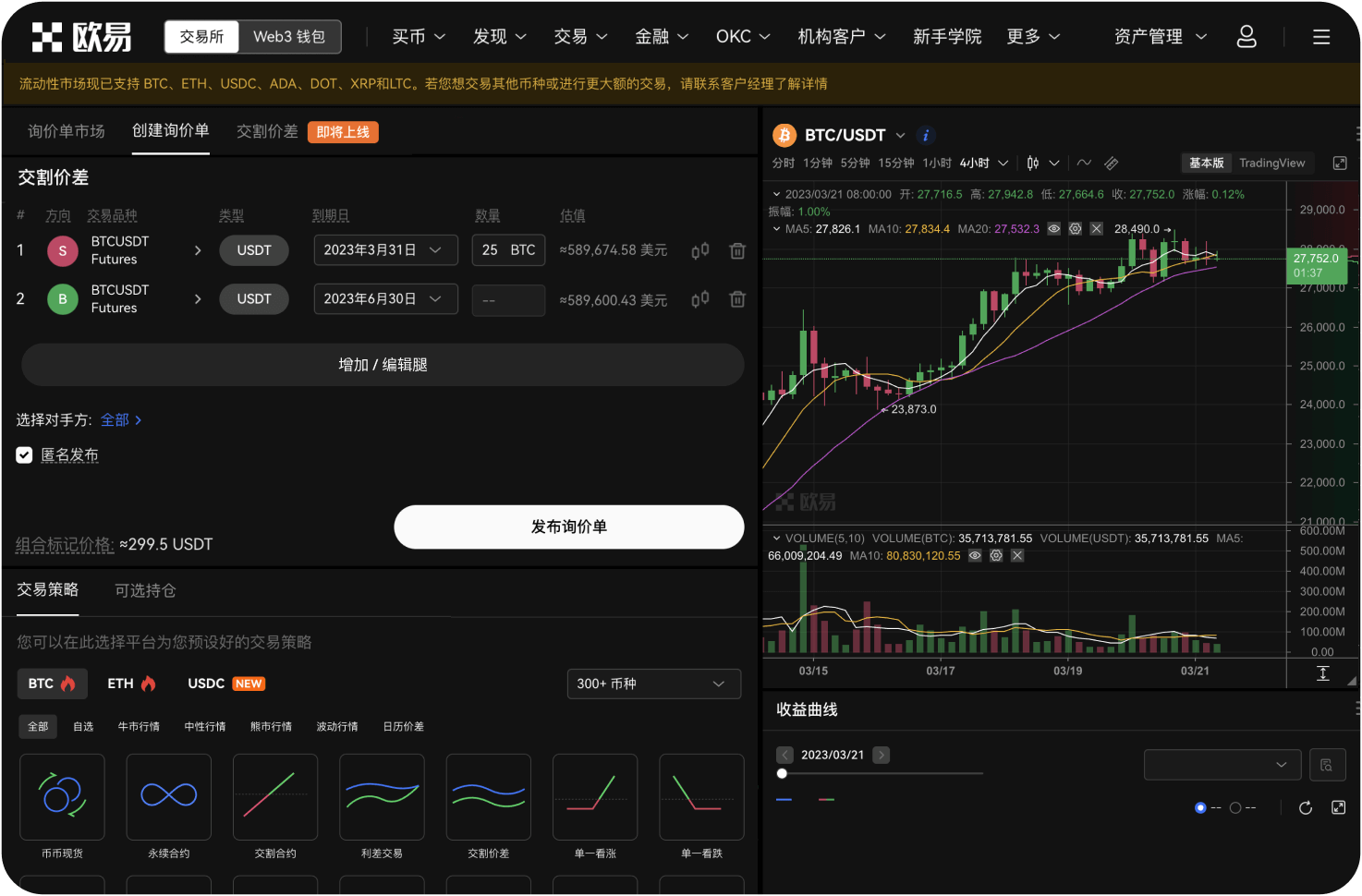合约交易中如何设置止损止盈